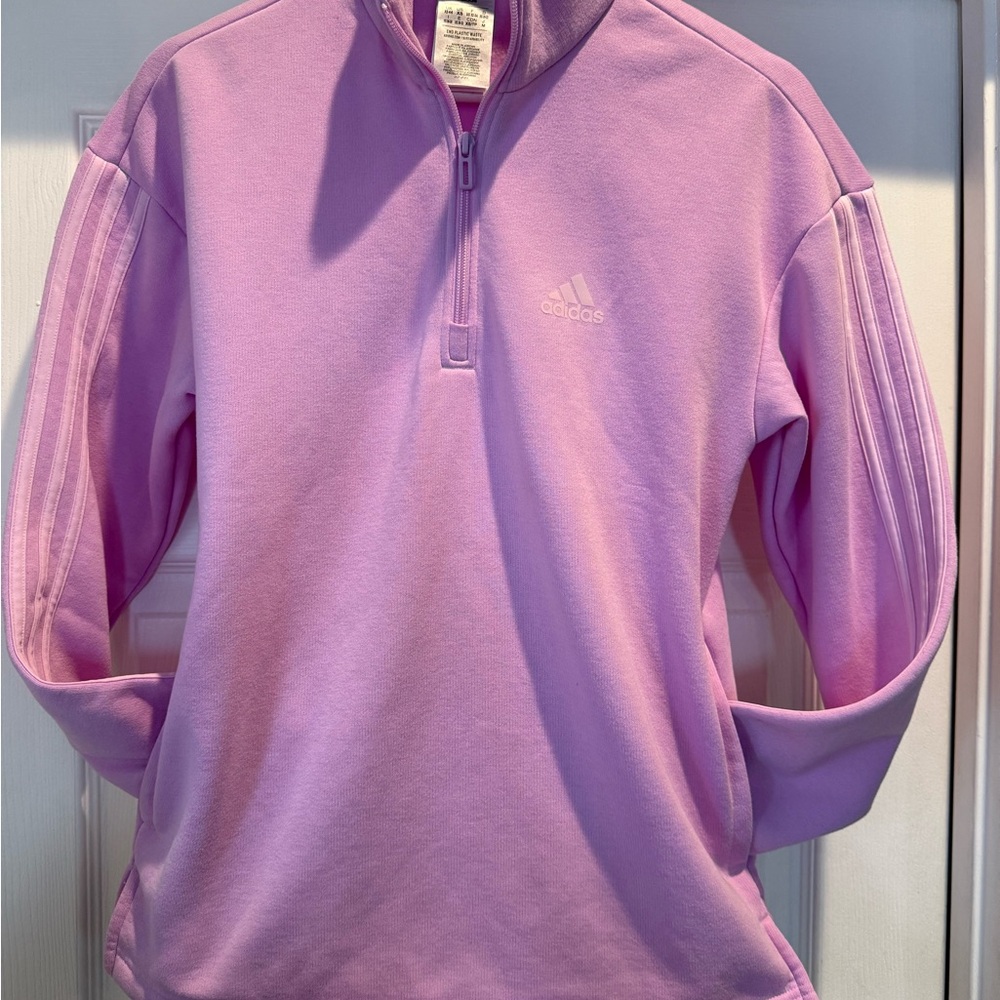 Adidas Quarter-Zip Fleece Sweatshirt